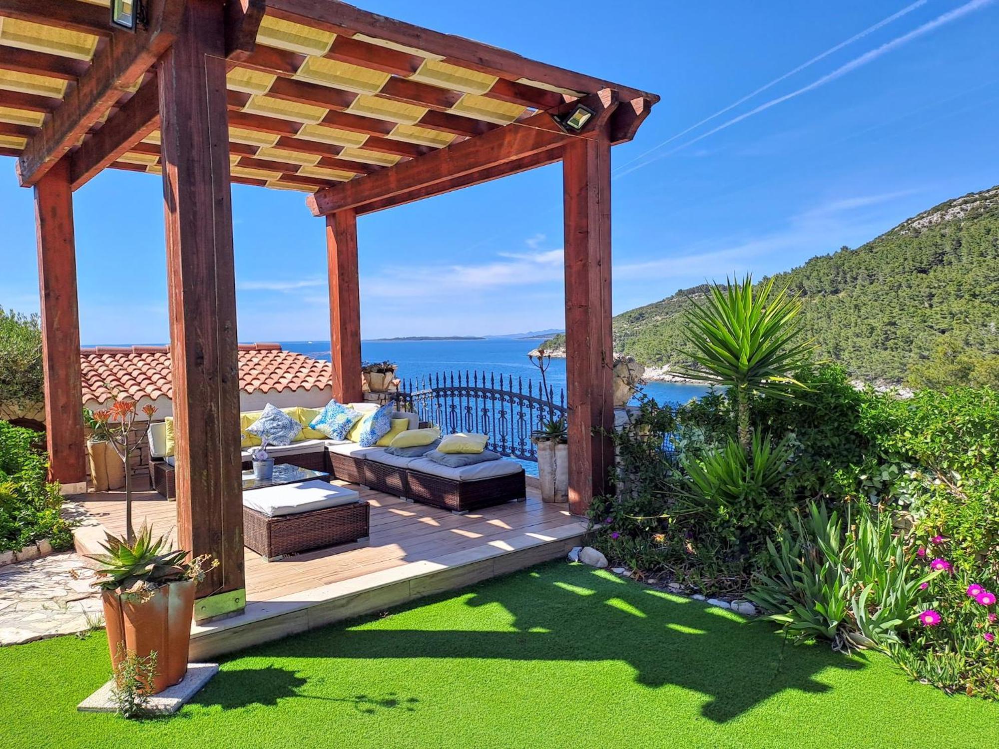 Villa Stone House Poplat Vela Luka Ngoại thất bức ảnh